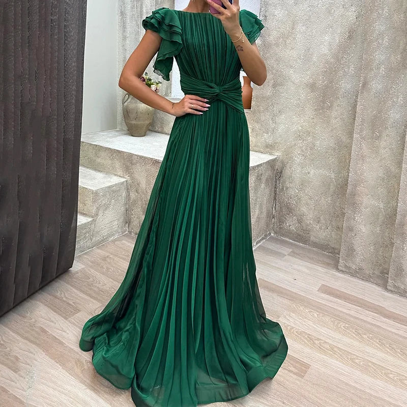 Roery – Vestido Longo Plissado