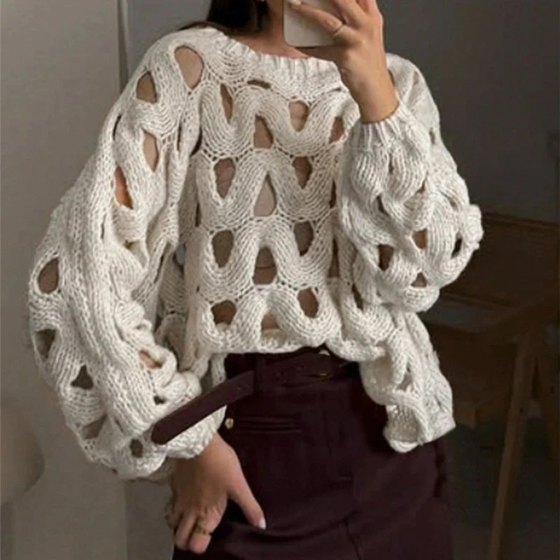 Şeyma – Suéter de Tricô Casual