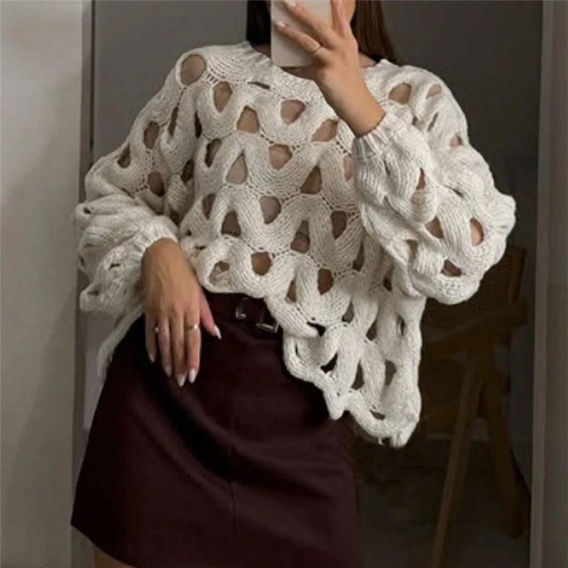 Şeyma – Suéter de Tricô Casual