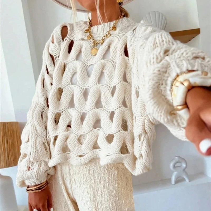 Şeyma – Suéter de Tricô Casual